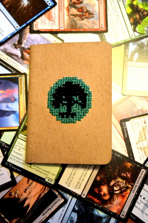 Embroidered Magic The Gathering Notebook