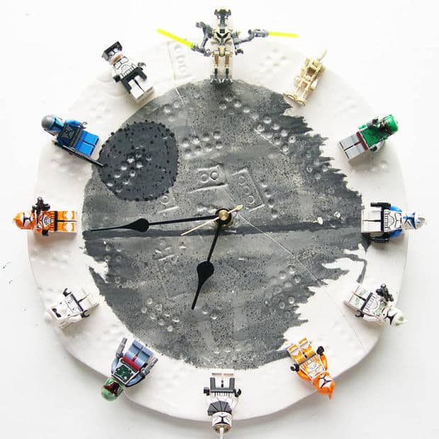 Interchangable Lego Death Star Clock