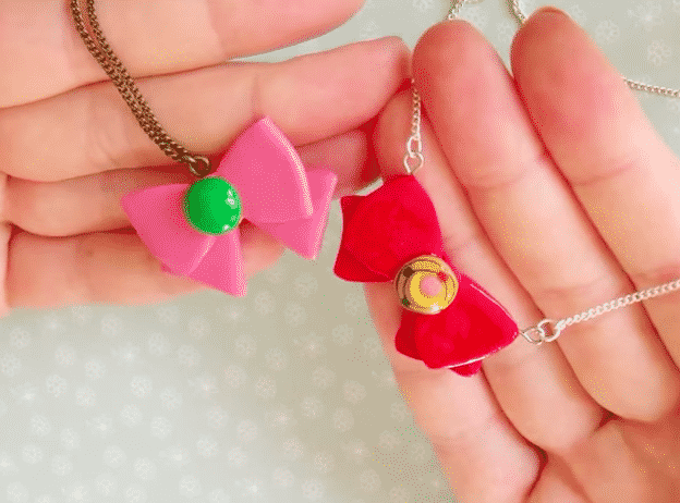 Sailor Moon Bow Necklace