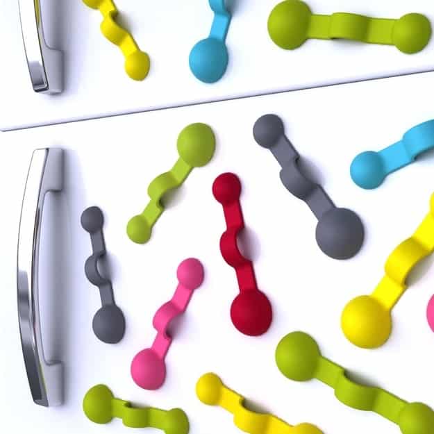 Never dig around in your kitchen drawers again with these magnetic measuring spoons.