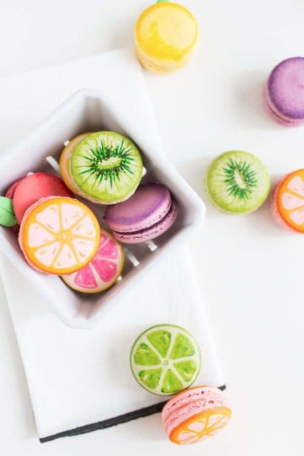 These macarons are just dripping with cute.
