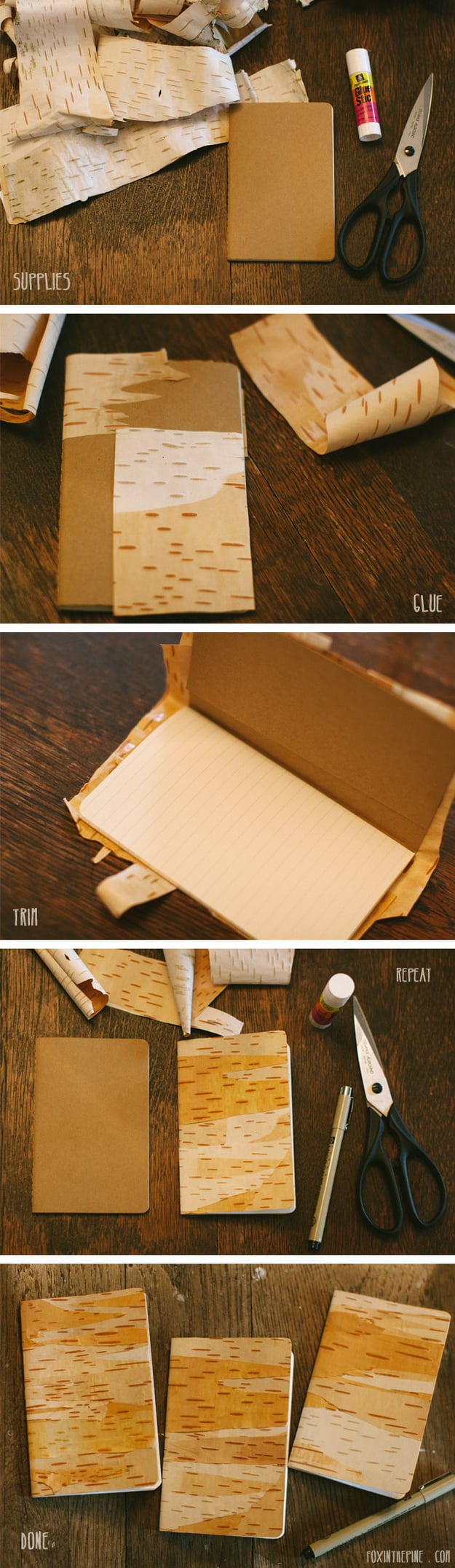 Birch-Covered Notebook