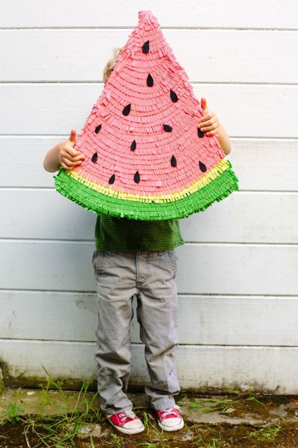 Your backyard has been missing this watermelon piÃ±ata all its life.