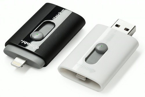 Clear up precious space by dumping other multimedia into a tablet-compatible flash drive like the iStick ($100-$350).