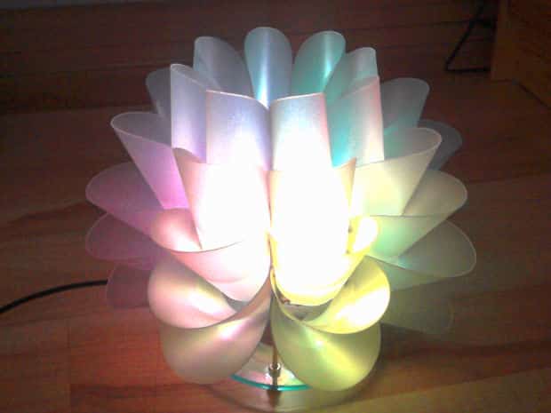 Make your own IKEA Lotus lamp.