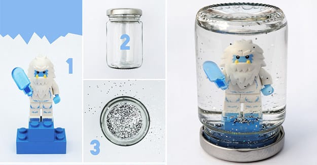 Or quickly create this simple snow globe.