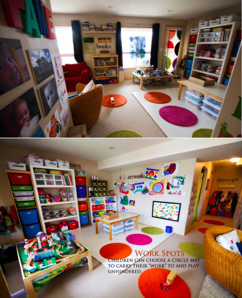 A Colorful Homeschool Classroom