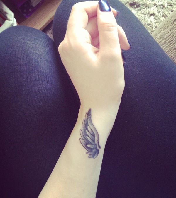 Wing tattoo on wrist - 35 Breathtaking Wings Tattoo Designs | Art and Design 