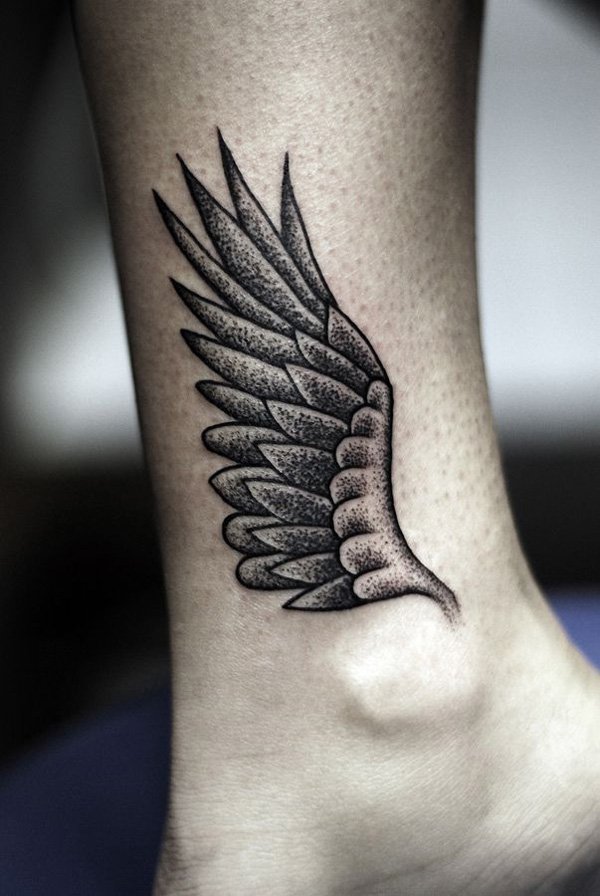 Wing Ankle Tattoo - 35 Breathtaking Wings Tattoo Designs | Art and Design 