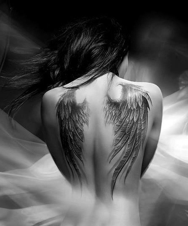 Angel wing tattoo - 35 Breathtaking Wings Tattoo Designs | Art and Design 