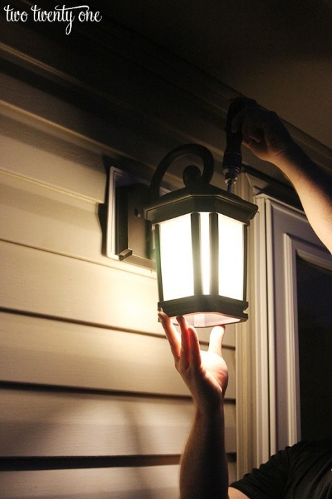 Put in some new porch lights.