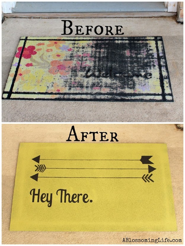 Revamp your welcome mat.