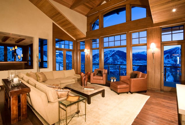 The ultimate log cabin den.