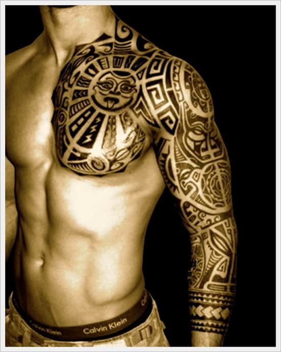 28 Insanely Cool Tribal Tattoos for Men -DesignBump