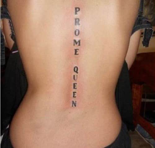 Well, it says "prome queen" not "spelling bee champ."