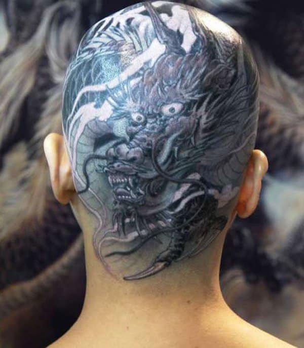 49 Insanily Cool Head Tattoos -DesignBump