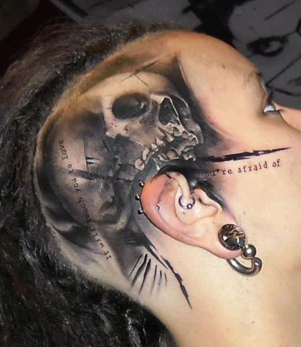 49 Insanily Cool Head Tattoos -DesignBump