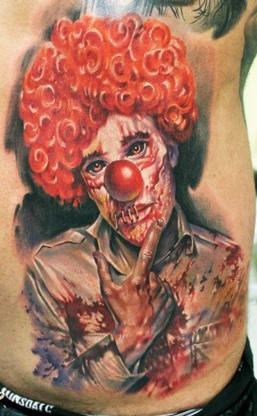 Realistic clown done by Zhivko Baychev.