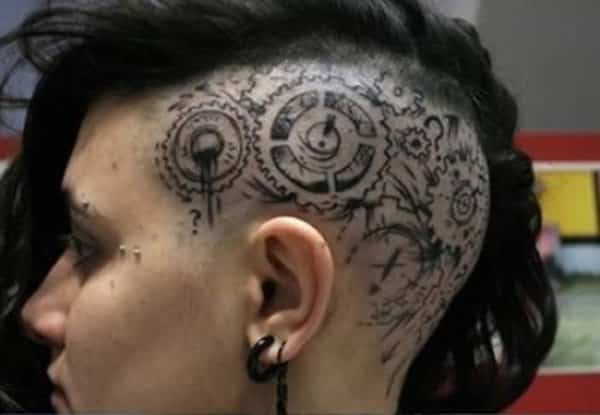 49 Insanily Cool Head Tattoos -DesignBump