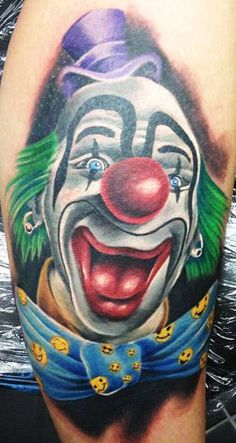 Clown Tattoo by Chris Schmidt