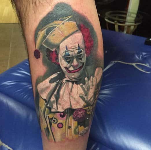 Clown Tattoo by Josh Payne