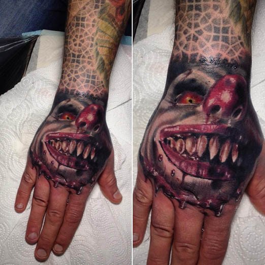 Clown Tattoo by Sergey Horror