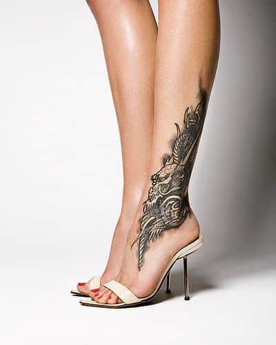 43 Sexy Ankle Tattoo Ideas -DesignBump