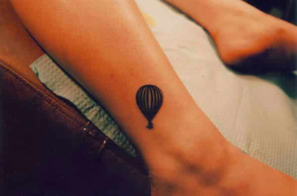 Cute Hot Air Balloon Tattoo - wide 1