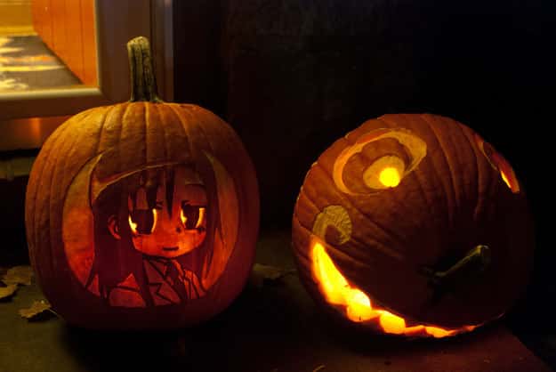 Agiri Goshiki and pumpkin Cheshire cat.