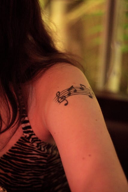 9/365 - music note tattoo | 9/365 I got this tattoo in may o… | Flickr
