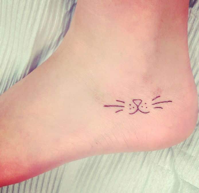 40 Adorable Cute Cat Tattoos and Designs