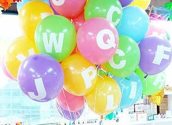 Make your Letters Pop with These Alphabet Balloons