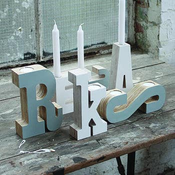 Personalized Monogram Candles