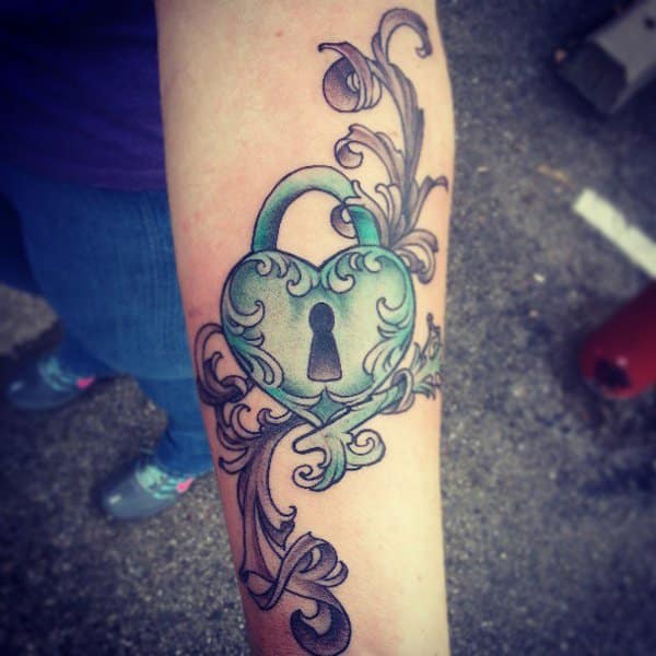 61 Impressive Lock and Key Tattoos