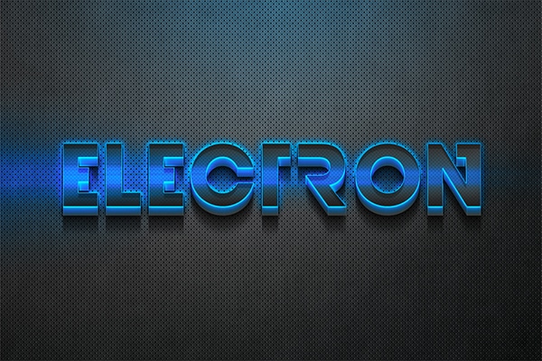 3D Electron - Photoshop Effect