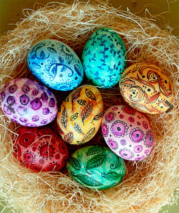 Water Color Eggs