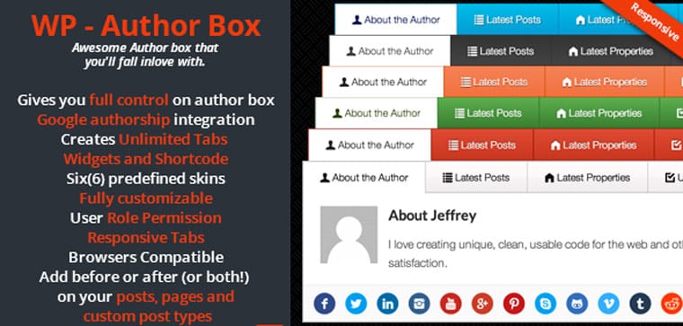 WP Author Box WordPress Bio Plugin