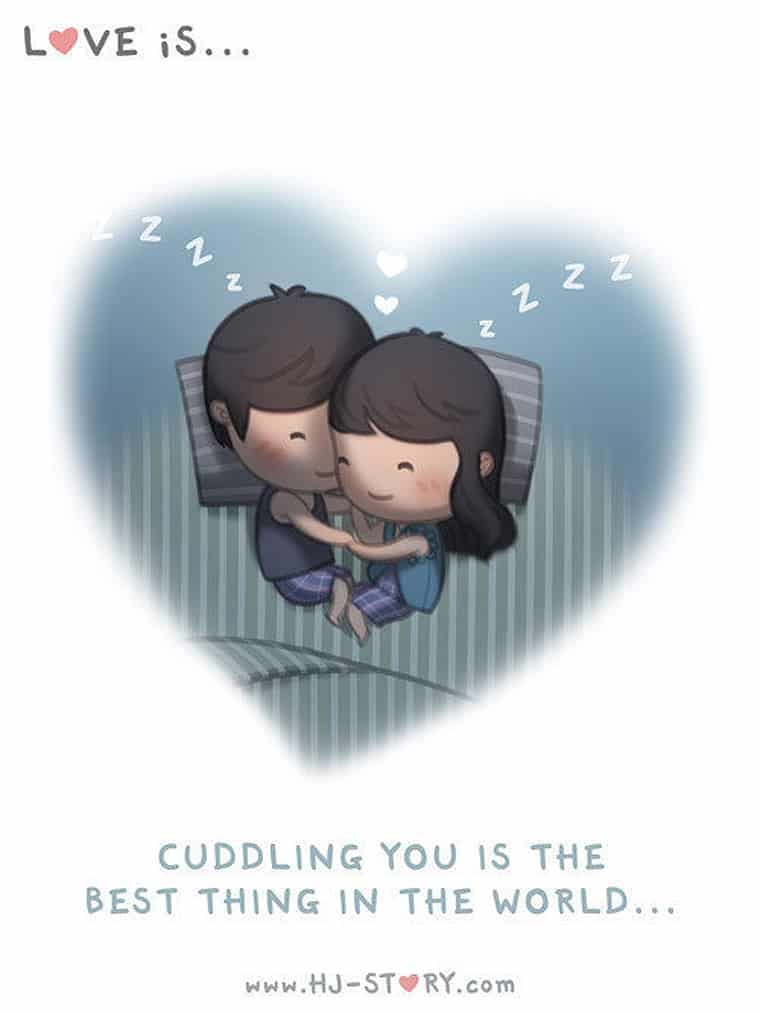Cuddling Your Wife