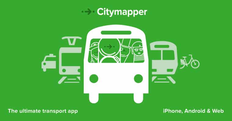 City guide apps - CityMapper