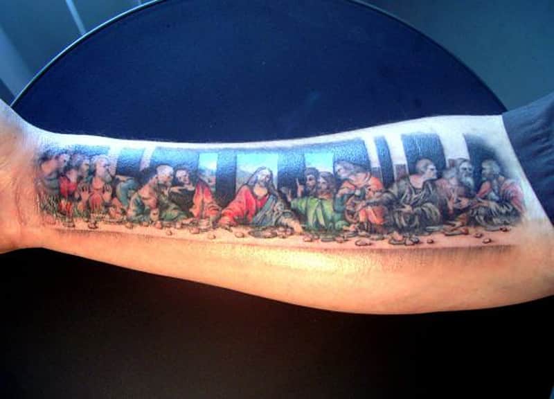 Discover more than 67 last supper back tattoo best  incdgdbentre