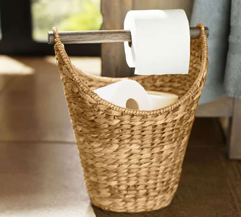Braided Toilet Paper Basket