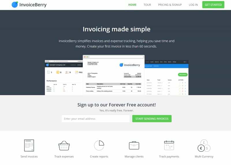 Simplify invoice and expense tracking with InvoiceBerry