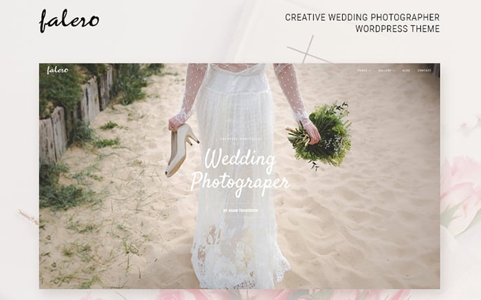 Falero Wedding Photographer WordPress Theme