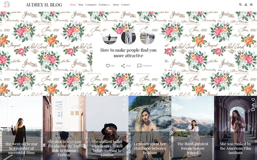 Audrey WordPress Theme