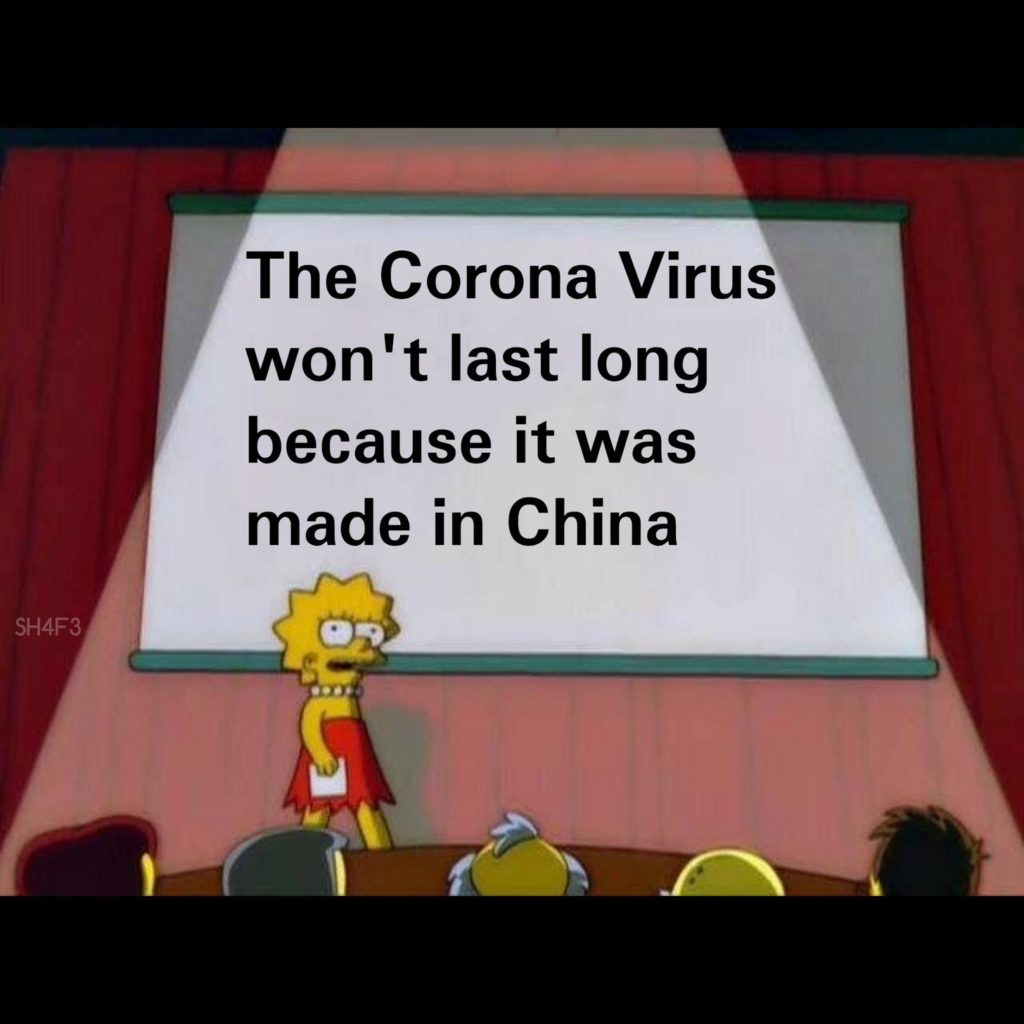 simpsons coronavirus meme