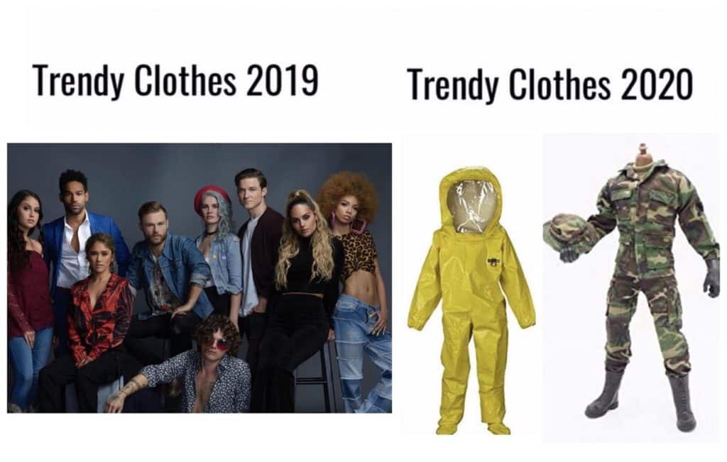 trending clothes 2020 coronavirus meme